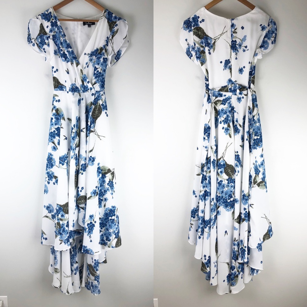Lulus French Countryside White Hi-low Dress - Picture 2 of 5
